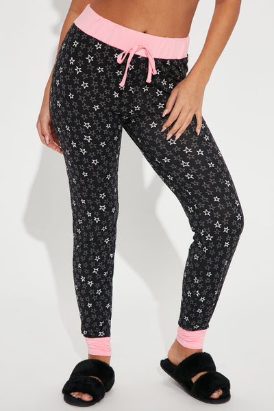 Starry Nights PJ Joggers - Black/combo