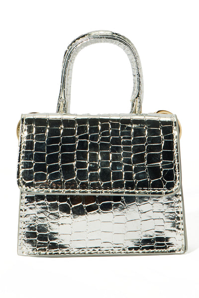 It Girl Micro Mini Bag - Silver