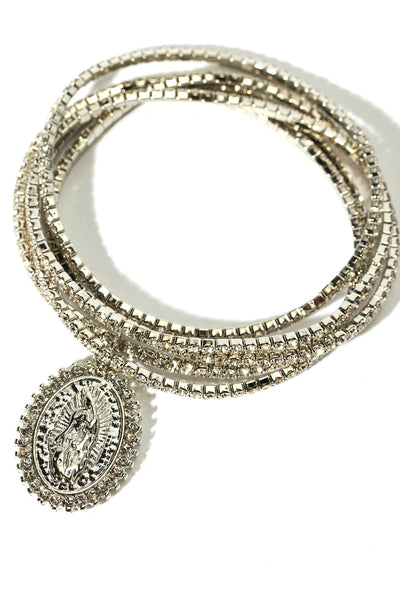 Wrap Me Around 5 Piece Bracelet Set - Silver