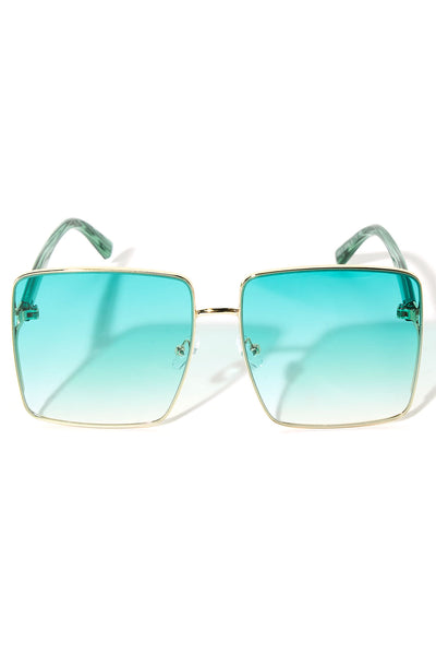 Your Next Babe Sunglasses - Teal