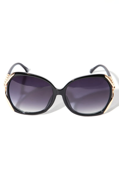 Won't Be Late Sunglasses - Black