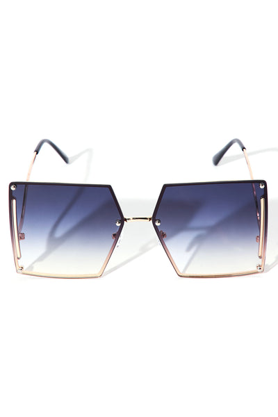 Zig Zag Sunglasses - Black