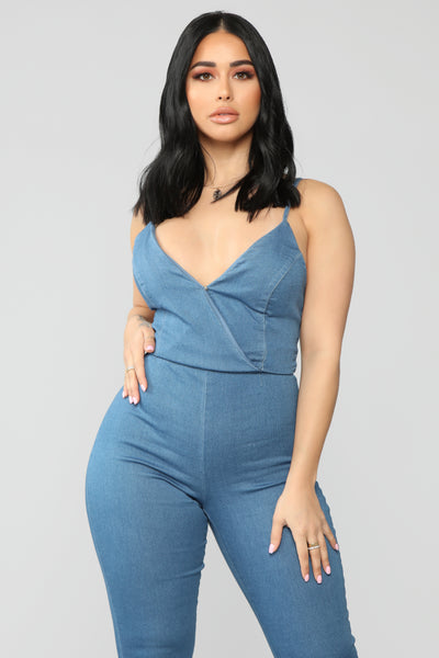 Reserve Denim Jumpsuit - Medium Wash