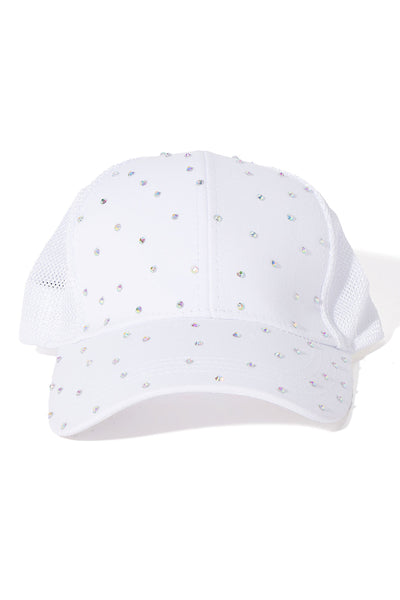 The Weekend Spark Baseball Hat - White