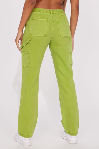 With Pleasure Utility Carpenter Jeans - Green