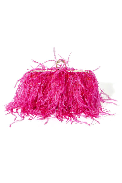 Time For A Cocktail Clutch - Hot Pink