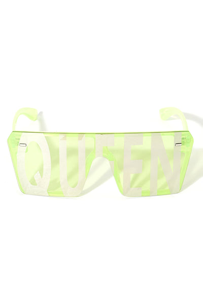 Your Queen Sunglasses - Green