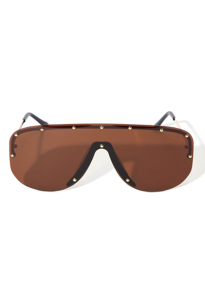 Vibe Out Sunglasses - Brown