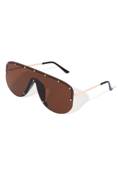 Vibe Out Sunglasses - Brown