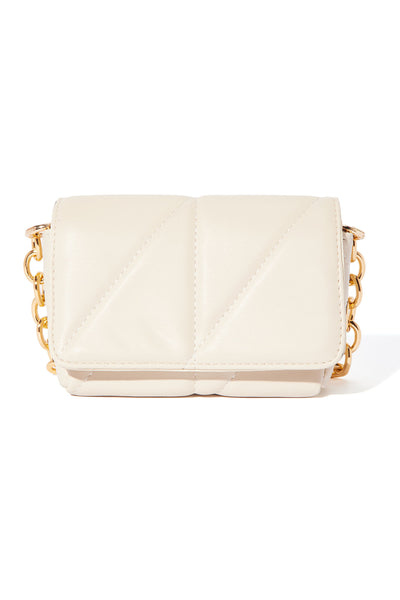 Walk That Talk Handbag - Cream