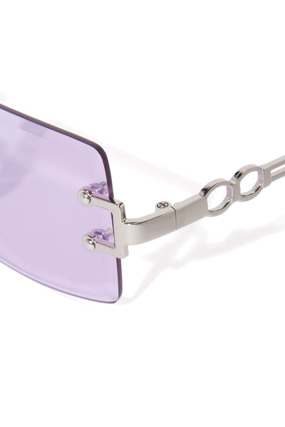 Y2K Party Sunglasses - Purple