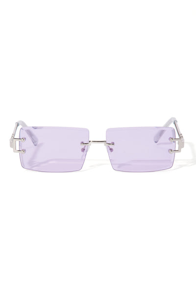 Y2K Party Sunglasses - Purple