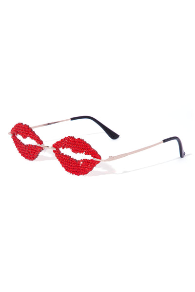 Kiss Me Sunglasses - Red