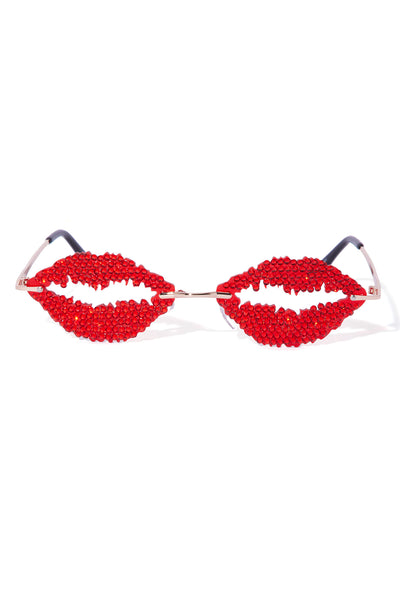 Kiss Me Sunglasses - Red