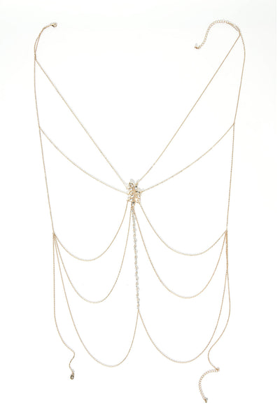 Free Tonight Body Chain - Gold