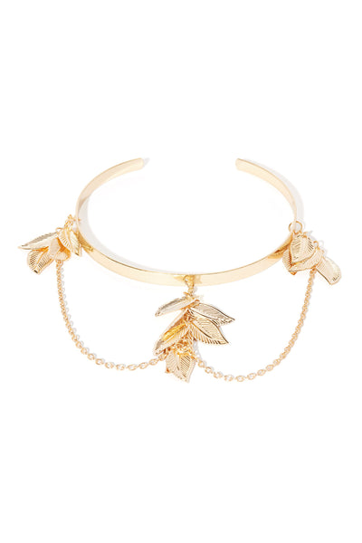 Flora the Goddess Arm Cuff - Gold