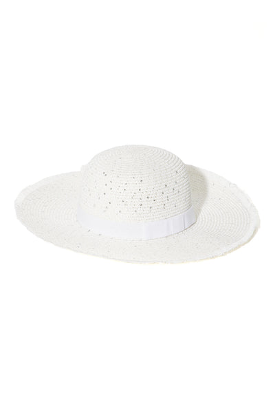 You Got My Intentions Sun Hat - White