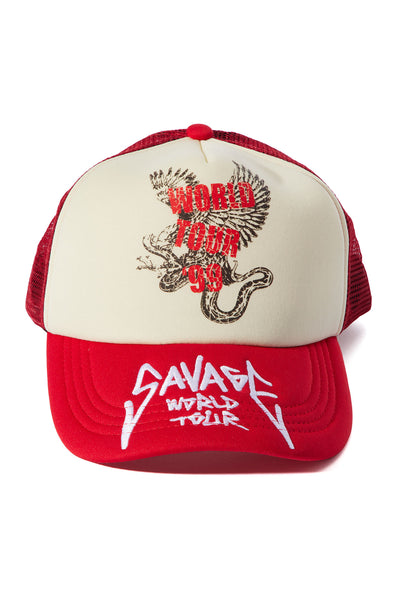 World Tour Trucker Hat - Red