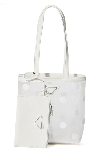 Spotted In NYC Mini Tote Bag - White