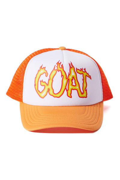 The Goat Trucker Hat - Orange