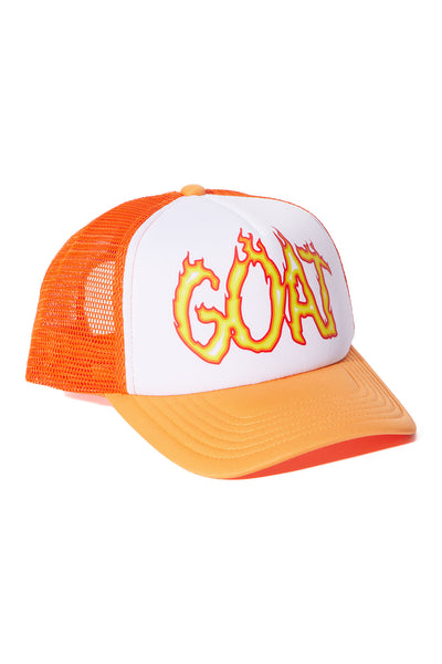 The Goat Trucker Hat - Orange