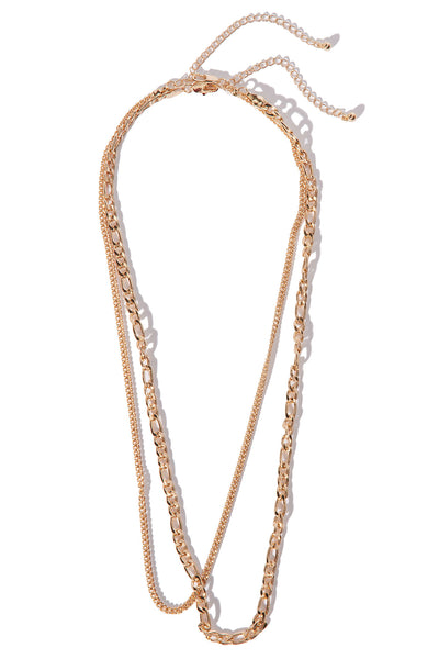 We Belong Together Chain Necklace - Gold