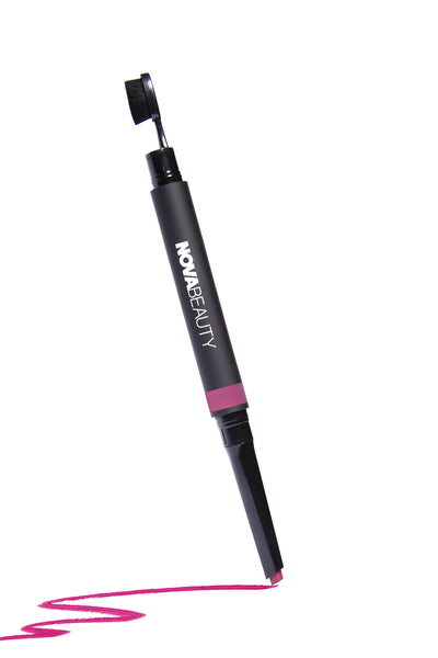 NOVABEAUTY 2 in 1 Snatched Lip Liner - Magenta 01