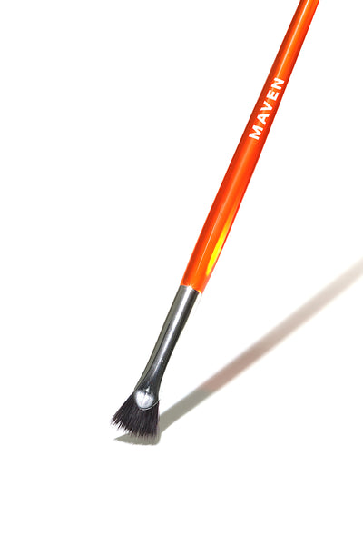 Maven Pro Artistry Lash Brush - Orange/Silver