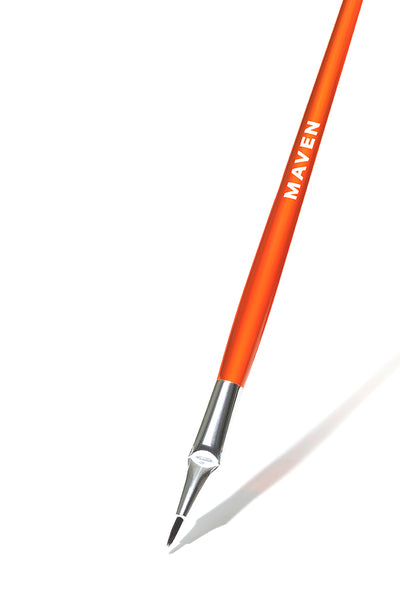 Maven Pro Artistry Pointed Eyeliner Brush - Orange/Silver