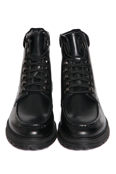 Stomping Grounds Lace Up Boots - Black