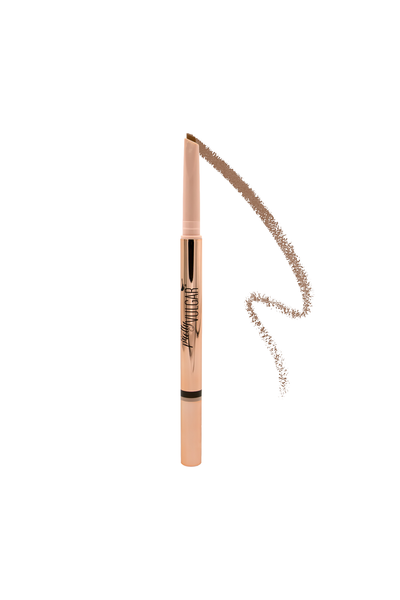 Pretty Vulgar Defined Brilliance Dual Sided Eyebrow Pencil - Classy Broad Taupe