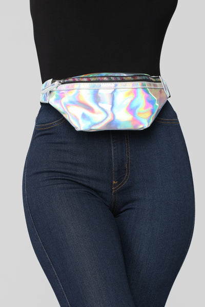 Psychedelic Fanny Pack - Silver