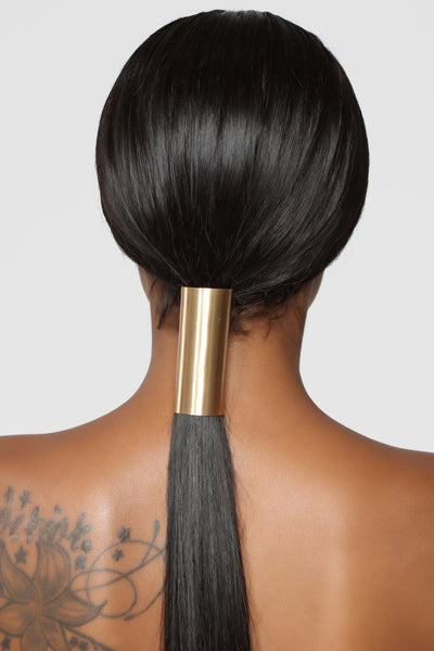 They Plate Me Hair Cuff - Gold