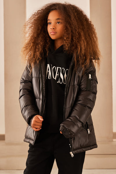 Mini Nixer Puffer Jacket - Black