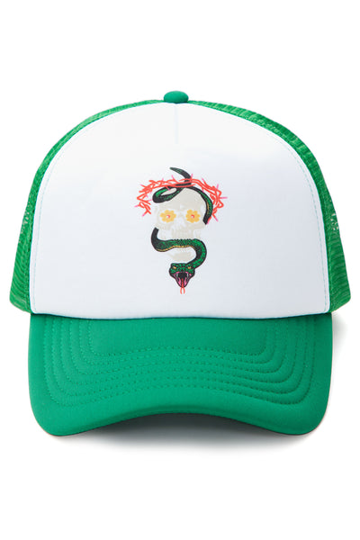 Leave It All Behind Trucker Hat - Green