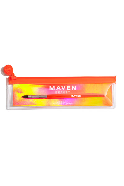 Maven Pro Artistry Lip Brush - Orange/Silver