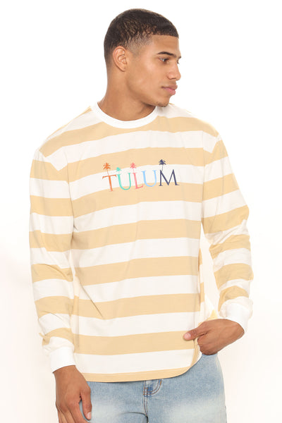 Tulum Long Sleeve Tee - Gold