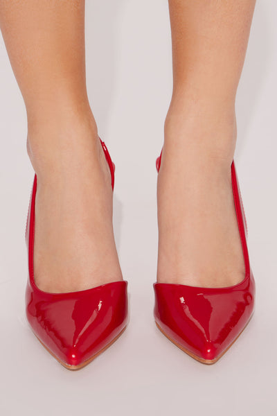 Picture This Pumps - Red