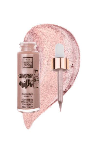 Beauty Crop Glow Milk Dropper Liquid Highlighter Peachin