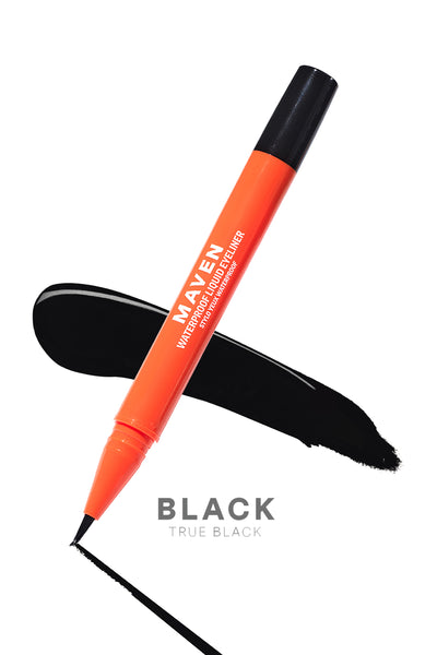 Maven Waterproof Liquid Eyeliner - Black