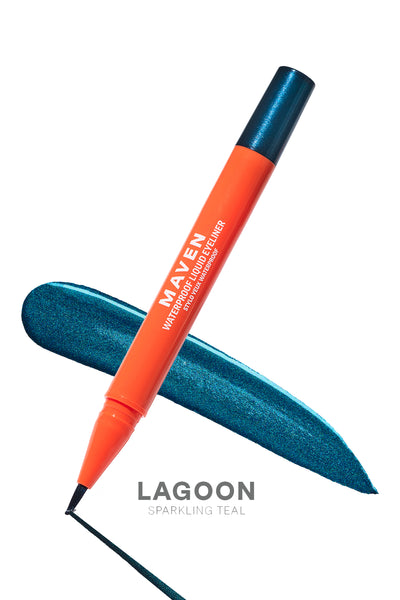 Maven Waterproof Liquid Eyeliner - Lagoon