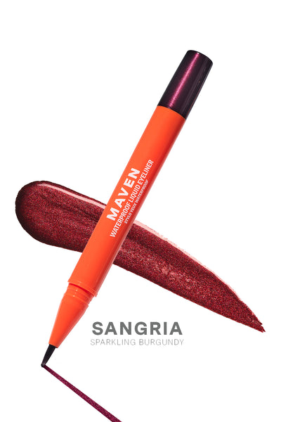 Maven Waterproof Liquid Eyeliner - Sangria