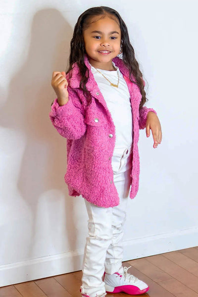 Mini Teddy To Go Jacket - Pink