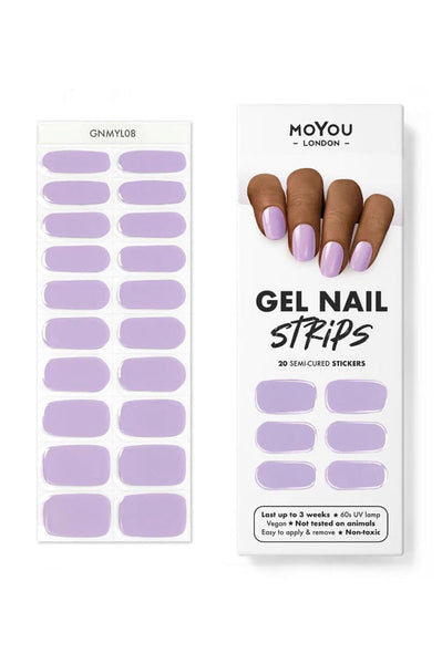 MoYou London Gel Nail Strips - Lilac