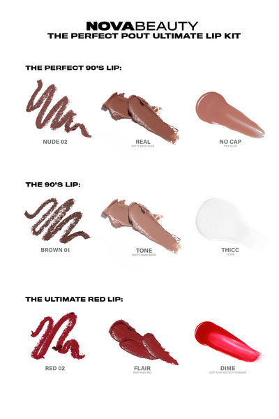 NOVABEAUTY The Perfect Pout Ultimate Lip Kit