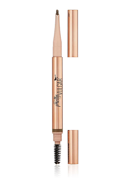 Pretty Vulgar Defined Brilliance Dual Sided Eyebrow Pencil - Classy Broad Taupe