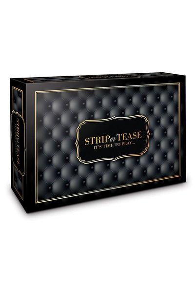 Strip or Tease Bedroom Game Set - Black