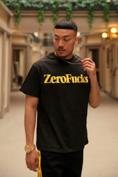 Zero Eff's Short Sleeve Tee - Black