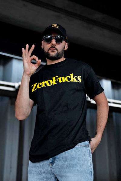 Zero Eff's Short Sleeve Tee - Black